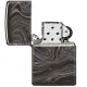 Бензиновые зажигалки Зажигалка бензиновая Zippo Marble Pattern Design черный мрамор (49812)