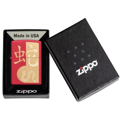 Бензиновые зажигалки Зажигалка бензиновая Zippo Year of the Snake 2025 (46300)