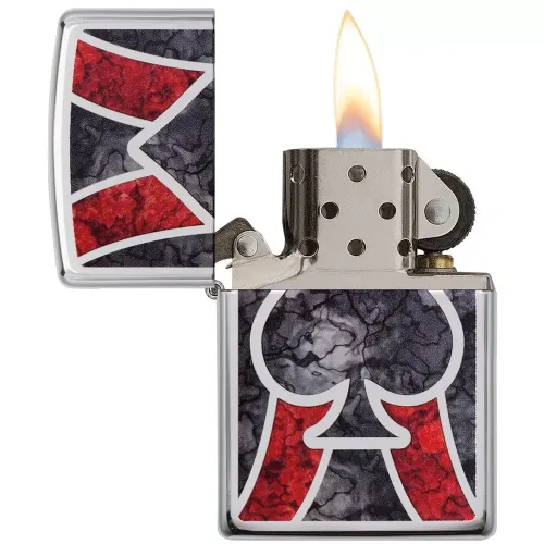 Бензинові запальнички Запальничка бензиновая Zippo Ace High Polis (28952)