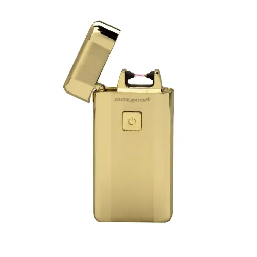 Бензинові запальнички Запальничка Silver Match KEW GOLD ELECTRONIC ARC IGNITER -1 PC із одинарною електродугою Золотистий (40674205)