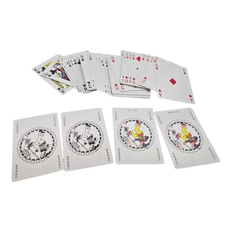 Карти гральні пластикові 56 шт "Jeux De Cartes RAMI" синя сорочка 4 індекси (DN36199A)