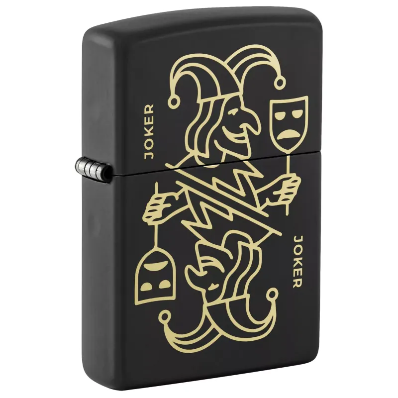 Запальничка бензинова ZIPPO Joker Card Design, чорний (46290)
