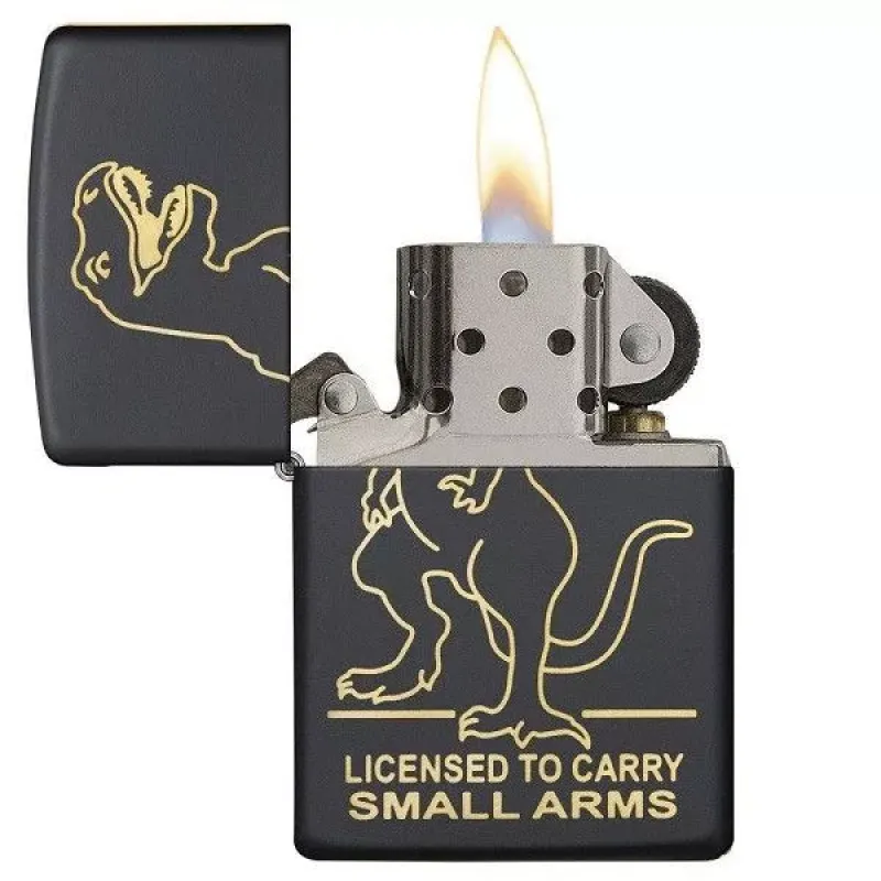 Запальничка бензинова Zippo Licensed to Carry Design чорний (29629)