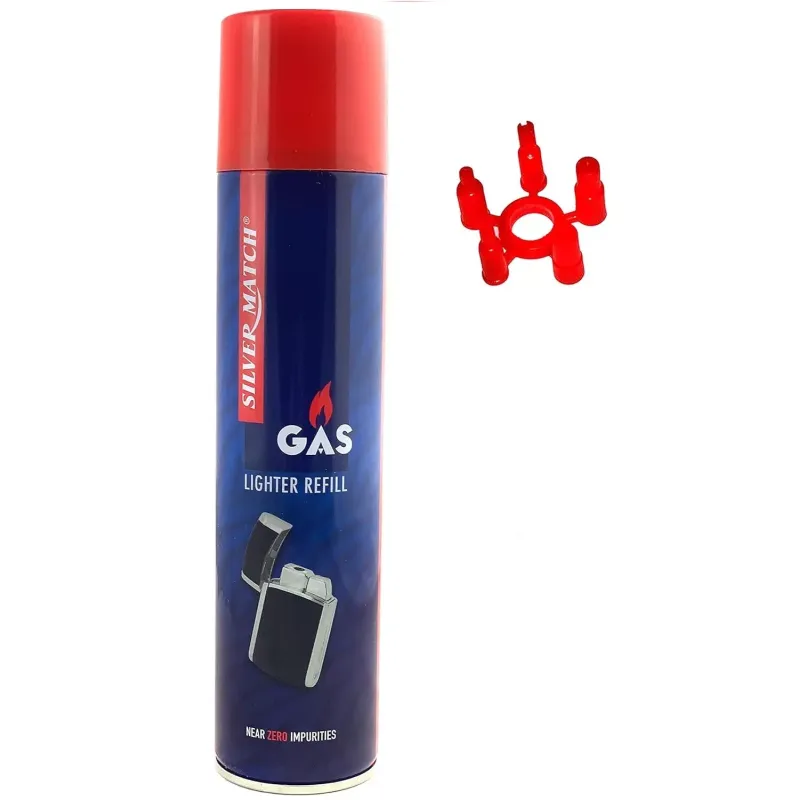 Газ для зажигалок Silver Match Refill Gas Bottle 250 мл (40673358)
