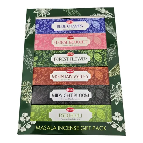 Подарунковий набір пахощів 6 ароматів Money Series 6 In 1 Hexa Gift Pack Грошова серія 6 пачок по 15 г, міні-тримач, подарункова коробка (DN36548)