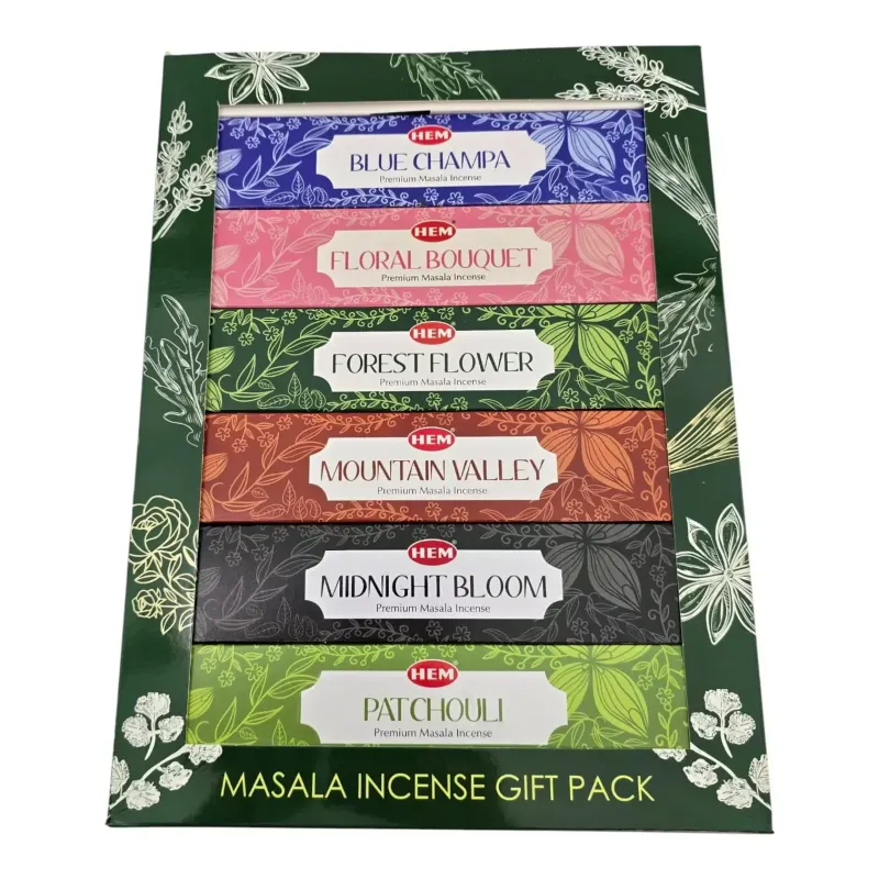 Подарунковий набір пахощів 6 ароматів Money Series 6 In 1 Hexa Gift Pack Грошова серія 6 пачок по 15 г, міні-тримач, подарункова коробка (DN36548)