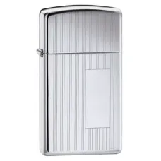 Зажигалка ZIPPO узкая SLIM RIBBON HIGH POLISH CHROME (1615)