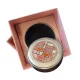 Скринька "Jardin D'ete" метал, кристали, емаль, дзеркальний хром 8,5х8,5х7 см (J98-0419)