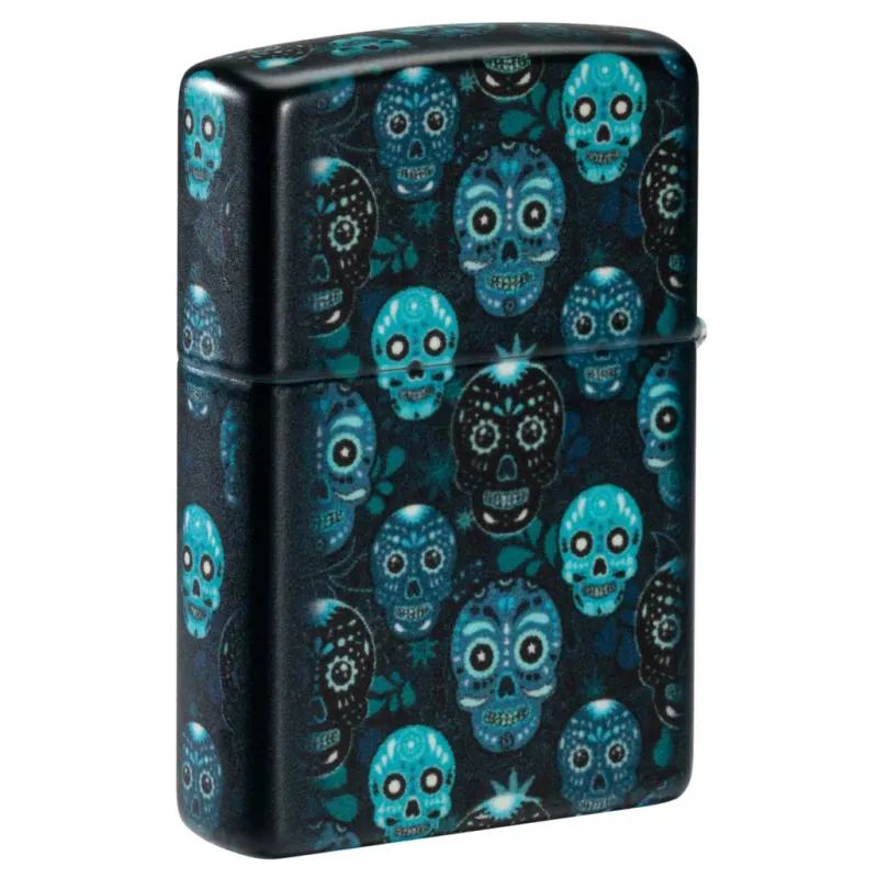 Зажигалка бензиновая Zippo 49193 Sugar Skull Design (46017)