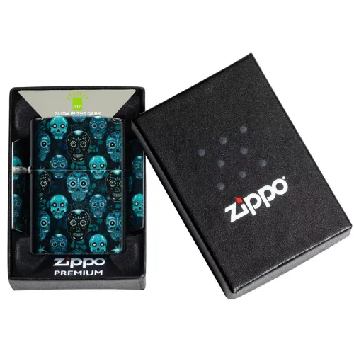 Зажигалка бензиновая Zippo 49193 Sugar Skull Design (46017)