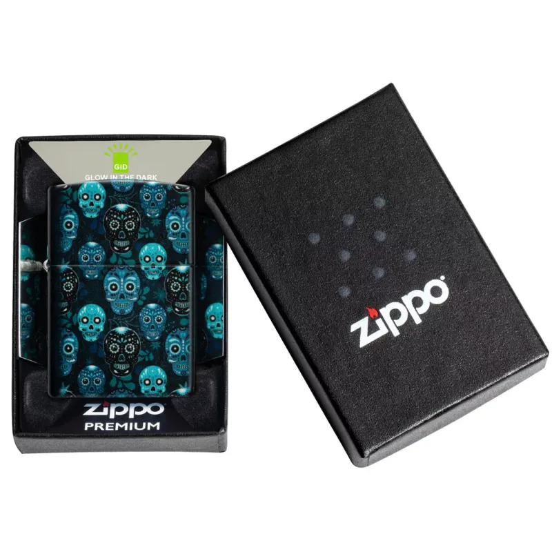 Зажигалка бензиновая Zippo 49193 Sugar Skull Design (46017)