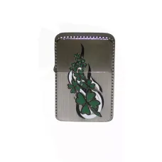 Зажигалка бензиновая STAR CLOVER Silver (23565STAR)