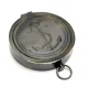 Компас бронзовый с крышкой None " Brass Flat Compass" диаметр 8 см (DN29259)
