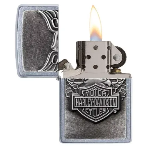 Зажигалка бензиновая Zippo Harley-Davidson Iron Eagle Emblem Street Chrome (20230)