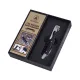Нож сомелье Laguiole Black Wood Corkscrew с открывалкой дерево пакка в подарочной коробке (40268161)
