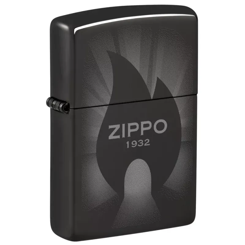 Запальничка бензинова ZIPPO High Polish Black Radiant Design (46175)