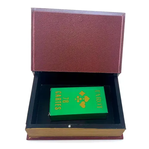 Футляри Футляр для зберігання гадальних карт "Таро" 19,5х14х6 см, дерево, коричнева (DN34851)