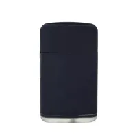 Газовая зажигалка пьезо турбо Prof пластик, матовая, регулятор пламени черная (40804292)