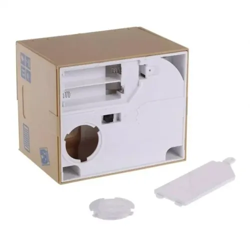 Скарбнички Інтерактивна скарбничка "Кішка Злодюжка сіра" на батарейках, пластик (12х9х10 см) (DN29756D)