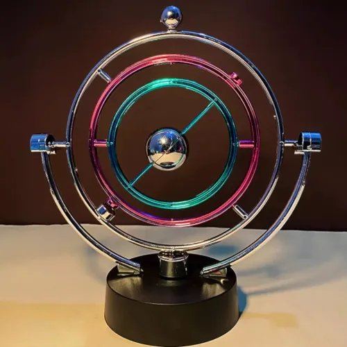 Приймачі рішень та антистреси Маятник магнітний кінетичний антістрес "Галактика" інерційний (25х22,5х11 см) ( 4АА батарейки в комплект не входять) пластик, різнокольоровий ( DN32041N)