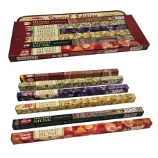 Набір пахощів 6 ароматів по 8 шт "Special Edition" HEM ароматичні палочки (DN36599)