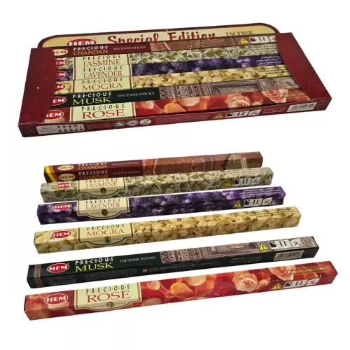 Набори пахощів Набір пахощів 6 ароматів по 8 шт "Special Edition" HEM ароматичні палочки (DN36599)