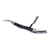 Нож сомелье Laguiole Black Wood Corkscrew с открывалкой дерево пакка в подарочной коробке (40268161)