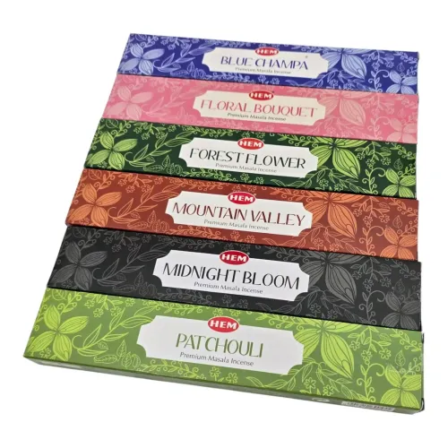 Набори пахощів Подарунковий набір пахощів 6 ароматів Money Series 6 In 1 Hexa Gift Pack Грошова серія 6 пачок по 15 г, міні-тримач, подарункова коробка (DN36548)