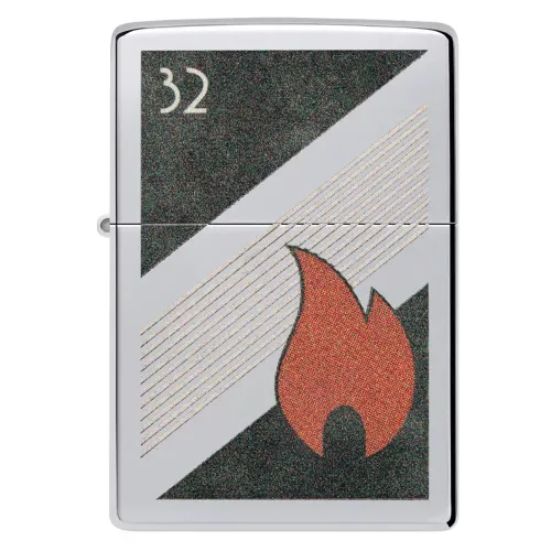 Бензинові запальнички Запальничка бензинова Zippo 32 Flame Design (48623) Бензинові запальнички Запальничка бензинова Zippo 32 Flame Design (48623)