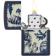Бензиновые зажигалки Зажигалка бензиновая Zippo Nautical Design Синяя (49774) Бензиновые зажигалки Зажигалка бензиновая Zippo Nautical Design Синяя (49774)