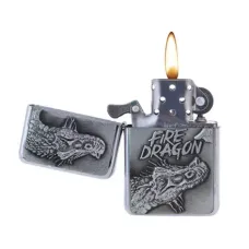 Запальничка бензинова CHAMP DRAGON WP LIGHTER - DL-12 (40400235)