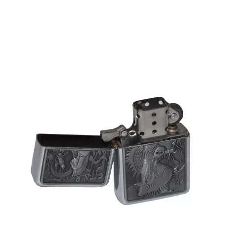 Бензиновые зажигалки Зажигалка бензиновая STAR Серебристый (23643STAR)