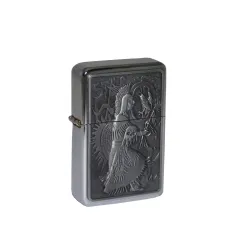 Зажигалка бензиновая STAR Серебристый (23643STAR)