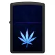 Бензинові запальнички Запальничка бензинова "ZIPPO" Cannabis Design Black Light світиться в ультрафіолеті (48736)