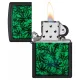 Бензинові запальнички Запальничка бензинова "ZIPPO" Cannabis Design Black Light світиться в ультрафіолеті (48736)