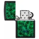 Бензинові запальнички Запальничка бензинова "ZIPPO" Cannabis Design Black Light світиться в ультрафіолеті (48736)