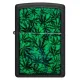 Бензинові запальнички Запальничка бензинова "ZIPPO" Cannabis Design Black Light світиться в ультрафіолеті (48736)