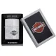 Бензиновые зажигалки Зажигалка бензиновая Zippo Harley Davidson brushed chrome (49828)