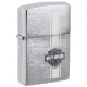Бензиновые зажигалки Зажигалка бензиновая Zippo Harley Davidson brushed chrome (49828)