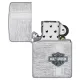 Бензиновые зажигалки Зажигалка бензиновая Zippo Harley Davidson brushed chrome (49828)