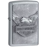 Зажигалка бензиновая Zippo Harley-Davidson Iron Eagle Emblem Street Chrome (20230)