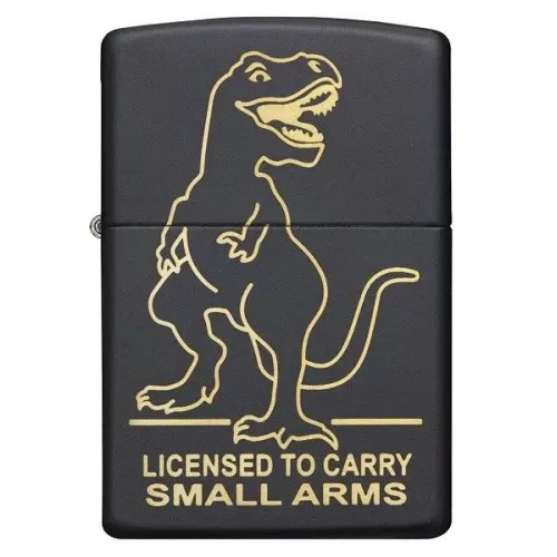 Бензинові запальнички Запальничка бензинова Zippo Licensed to Carry Design чорний (29629) Бензинові запальнички Запальничка бензинова Zippo Licensed to Carry Design чорний (29629)
