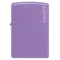 Зажигалка бензиновая ZIPPO Reg Smoky Lavender Matte with Logo, лавандовая (46681)