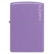 Запальничка бензинова ZIPPO Reg Smoky Lavender Matte with Logo, лавандова (46681)