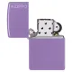 Бензинові запальнички Запальничка бензинова ZIPPO Reg Smoky Lavender Matte with Logo, лавандова (46681)
