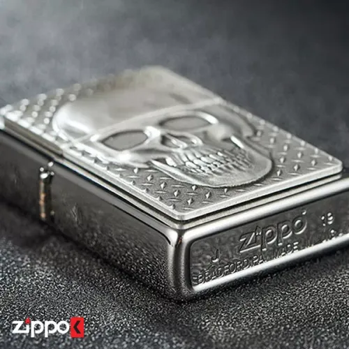 Бензинові запальнички Запальничка бензинова ZIPPO Skull with Brain Surprise (29818)