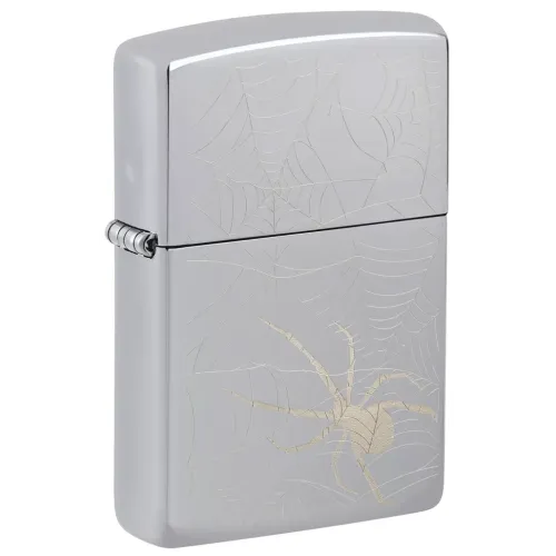 Бензинові запальнички Запальничка бензинова ZIPPO Spider And Web Design (48767)