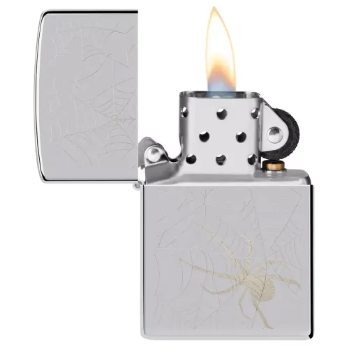 Бензинові запальнички Запальничка бензинова ZIPPO Spider And Web Design (48767)