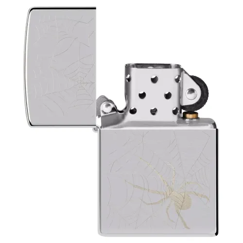 Бензинові запальнички Запальничка бензинова ZIPPO Spider And Web Design (48767)