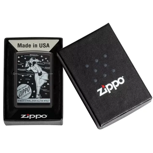 Бензиновые зажигалки Зажигалка бензиновая Zippo Zippo Design (48456) Бензиновые зажигалки Зажигалка бензиновая Zippo Zippo Design (48456)